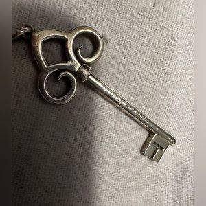Tiffany and Co. Fleur de Lis Sterling Silver Key - DISCONTINUED BY MFR - RARE